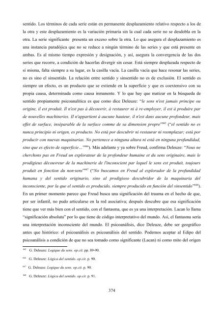 La crítica de Deleuze al psicoanálisis: el proyecto ... - e-spacio UNED