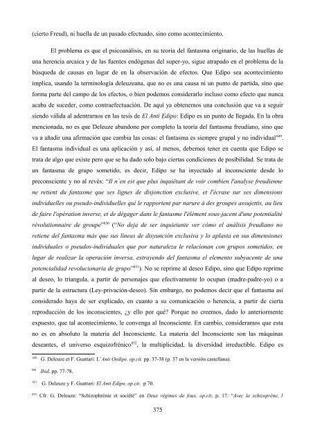 La crítica de Deleuze al psicoanálisis: el proyecto ... - e-spacio UNED