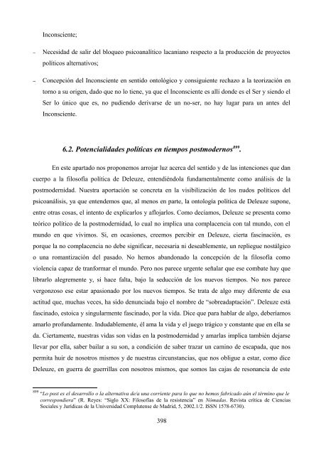 La crítica de Deleuze al psicoanálisis: el proyecto ... - e-spacio UNED