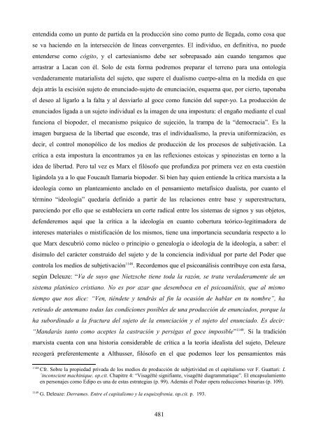 La crítica de Deleuze al psicoanálisis: el proyecto ... - e-spacio UNED