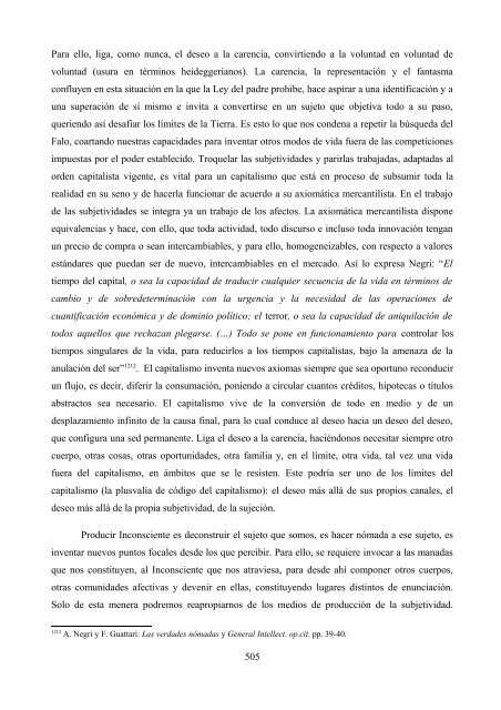 La crítica de Deleuze al psicoanálisis: el proyecto ... - e-spacio UNED