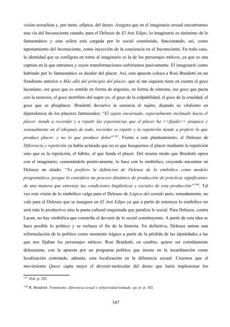 La crítica de Deleuze al psicoanálisis: el proyecto ... - e-spacio UNED