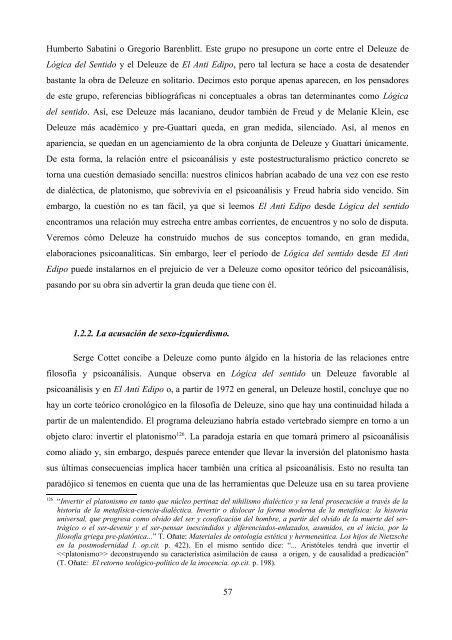 La crítica de Deleuze al psicoanálisis: el proyecto ... - e-spacio UNED