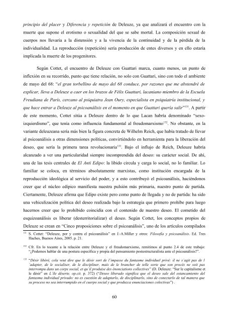 La crítica de Deleuze al psicoanálisis: el proyecto ... - e-spacio UNED