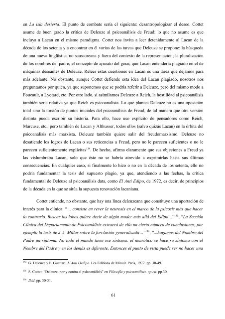 La crítica de Deleuze al psicoanálisis: el proyecto ... - e-spacio UNED