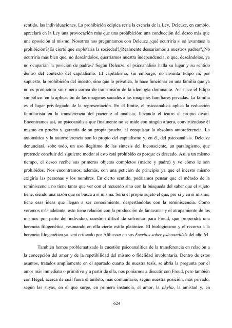 La crítica de Deleuze al psicoanálisis: el proyecto ... - e-spacio UNED