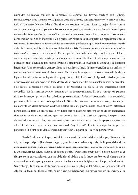 La crítica de Deleuze al psicoanálisis: el proyecto ... - e-spacio UNED