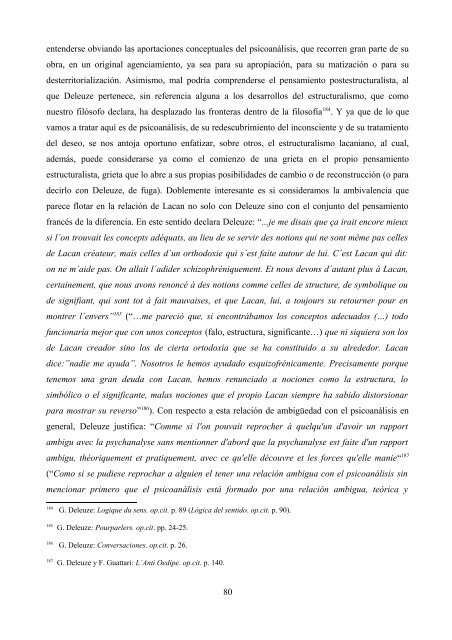 La crítica de Deleuze al psicoanálisis: el proyecto ... - e-spacio UNED