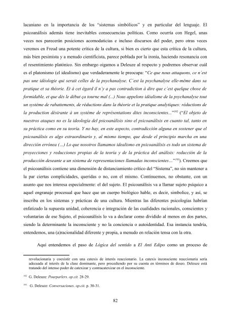 La crítica de Deleuze al psicoanálisis: el proyecto ... - e-spacio UNED