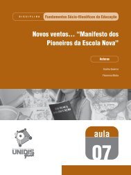 Manifesto dos Pioneiros da Escola Nova - SEAD/UEPB - Secretaria ...