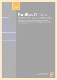 Partilhas Clínicas - Oficina de Psicologia