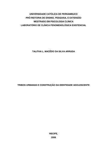 UNIVERSIDADE CATÓLICA DE PERNAMBUCO PRÓ ... - Unicap