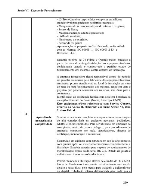 Seção I. Instruções aos Licitantes (IAL) - SEPLAG - Sistema de ...