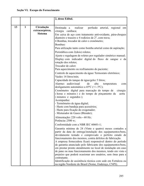 Seção I. Instruções aos Licitantes (IAL) - SEPLAG - Sistema de ...