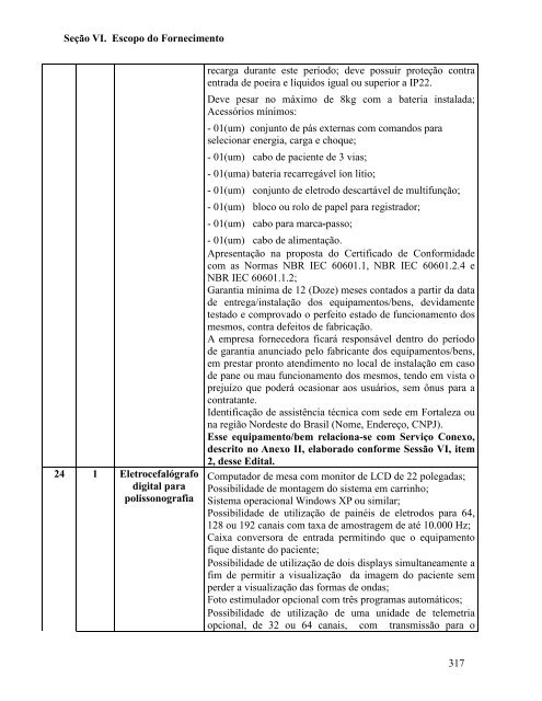 Seção I. Instruções aos Licitantes (IAL) - SEPLAG - Sistema de ...