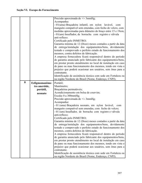 Seção I. Instruções aos Licitantes (IAL) - SEPLAG - Sistema de ...