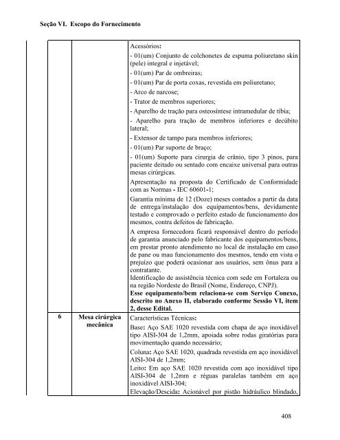 Seção I. Instruções aos Licitantes (IAL) - SEPLAG - Sistema de ...