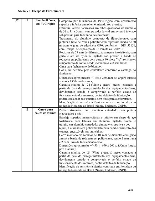 Seção I. Instruções aos Licitantes (IAL) - SEPLAG - Sistema de ...