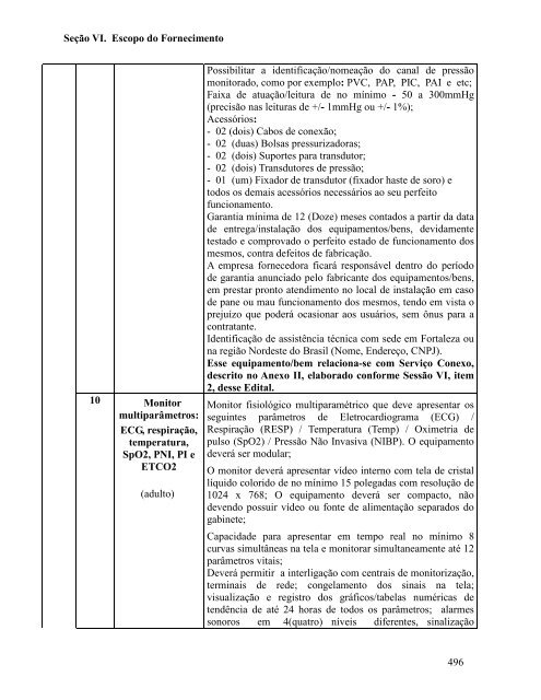 Seção I. Instruções aos Licitantes (IAL) - SEPLAG - Sistema de ...