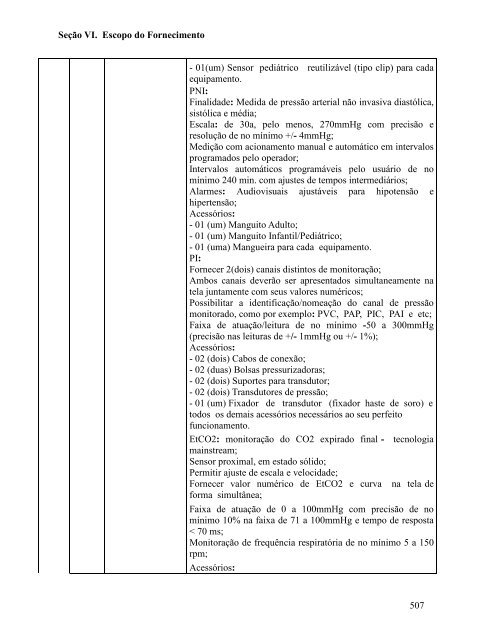 Seção I. Instruções aos Licitantes (IAL) - SEPLAG - Sistema de ...