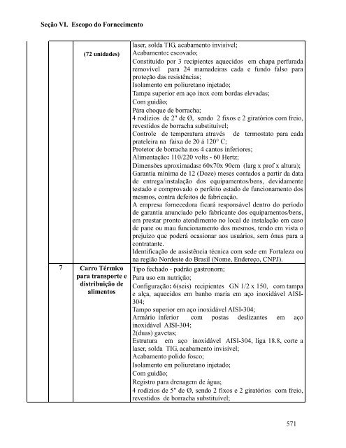 Seção I. Instruções aos Licitantes (IAL) - SEPLAG - Sistema de ...