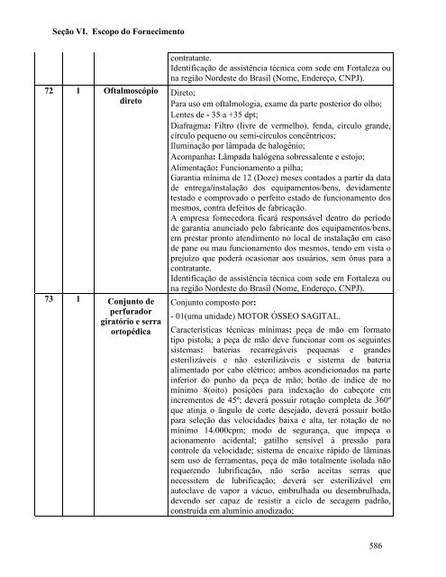 Seção I. Instruções aos Licitantes (IAL) - SEPLAG - Sistema de ...