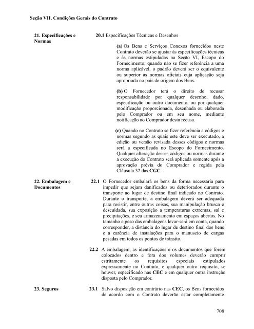 Seção I. Instruções aos Licitantes (IAL) - SEPLAG - Sistema de ...