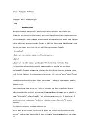 Texto para leitura e interpretação - Profa. Vera