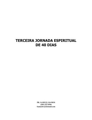 3ª Jornada Espiritual de 40 Dias - Revelações do Apocalipse