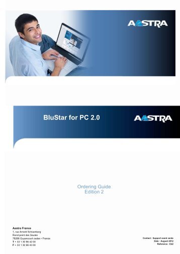 2 Résumé BluStar for PC - Extranet - Aastra