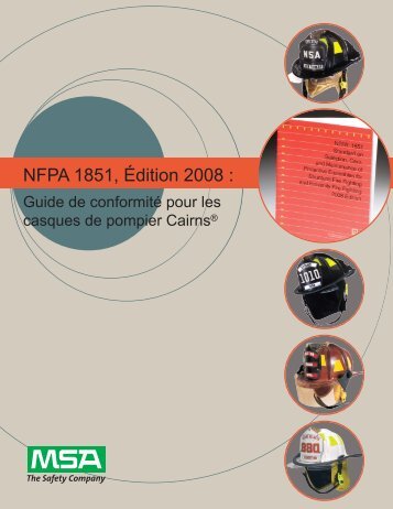 NFPA 1851, Édition 2008 :