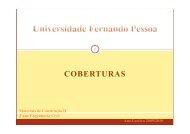 COBERTURAS - Universidade Fernando Pessoa