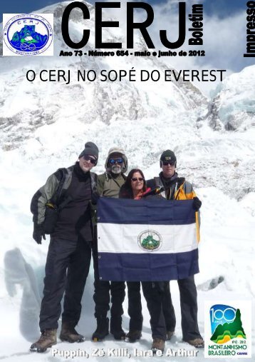 o cerj no sopé do everest - Centro Excursionista Rio de Janeiro