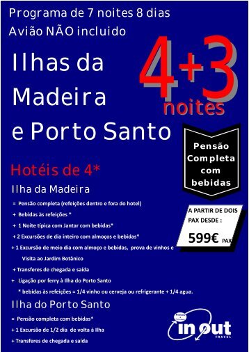 Ilhas da Madeira e Porto Santo - In-Out-Travel