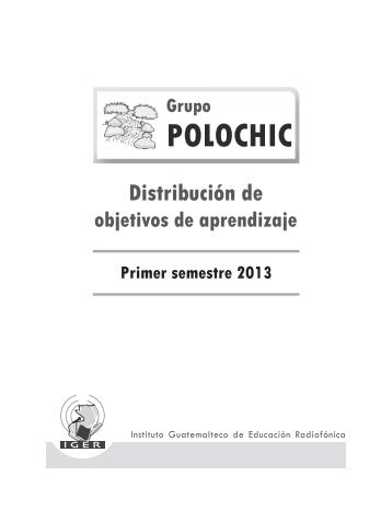 Distribución de objetivos para Polochic - Iger