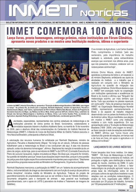 Boletim Informativo - Inmet