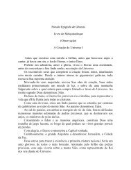 livro apócrifo: pseudo epígrafo de gênesis