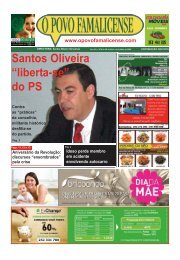 Santos Oliveira “liberta-se” do PS - O Povo Famalicense