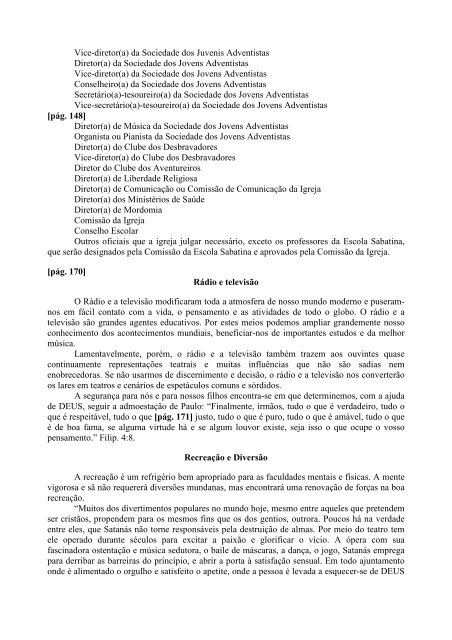 Apostila "Informações Gerais e Documentos Oficiais da Igreja