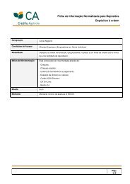 Ficha de Informação Normalizada - Empresas - Crédito Agrícola