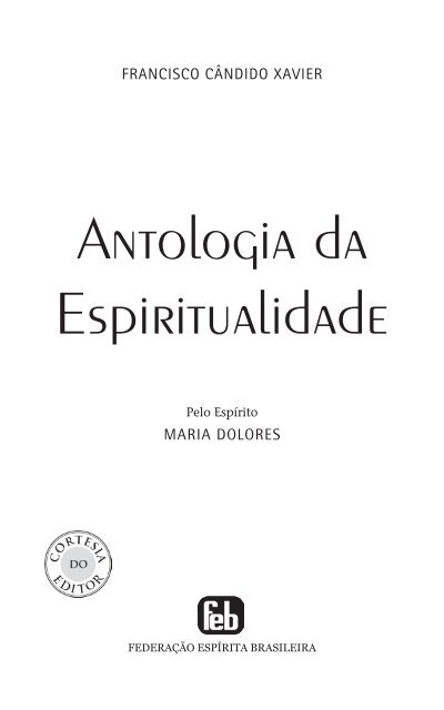 Antologia da Espiritualidade - Online Internet Services