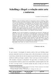 Schelling e Hegel: a relação entre arte e natureza