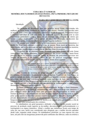 coisa boa é namorar: memória dos namoros em ... - Itaporanga.net