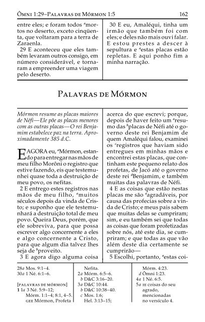 o livro de mórmon - The Church of Jesus Christ of Latter-day Saints