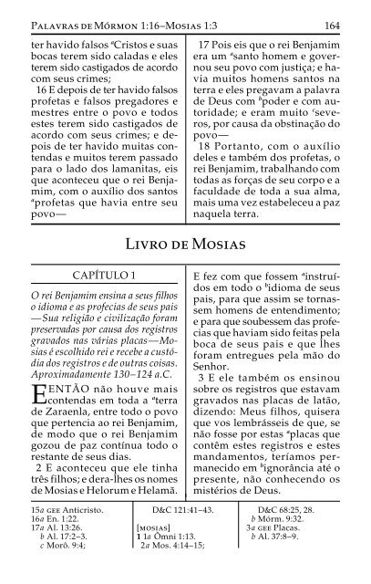 o livro de mórmon - The Church of Jesus Christ of Latter-day Saints