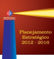 Planejamento Estratégico 2012 - 2016 - Ministério Público