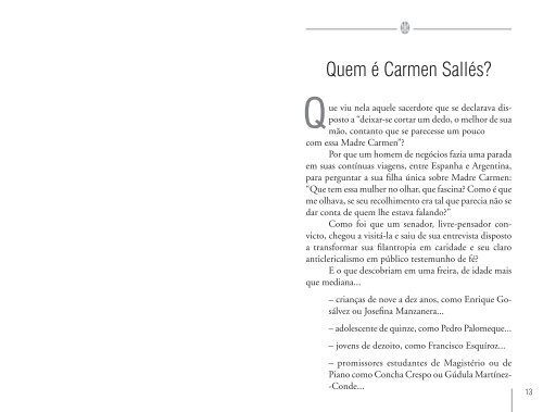 Assim foi Carmen Sallés - concepcionistas