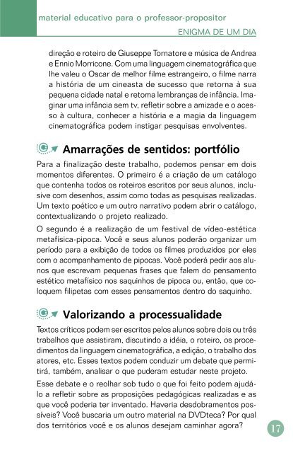 Baixar material educativo em PDF - Arte na Escola