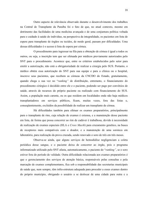 Ler Dissertação - CCS - Universidade Federal da Paraíba