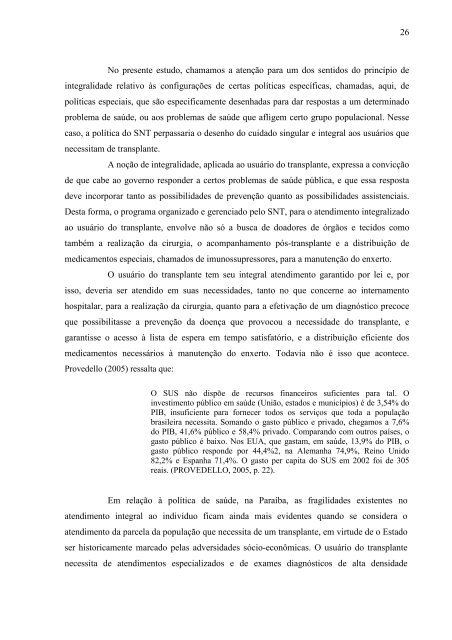 Ler Dissertação - CCS - Universidade Federal da Paraíba